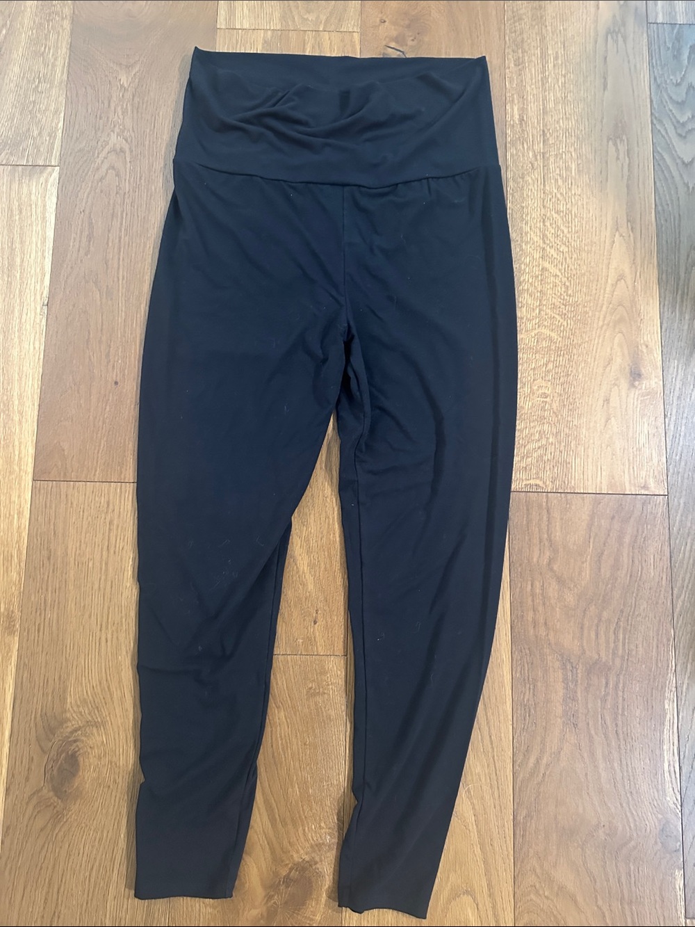 Hatch Black High-Waist Kids Leggings